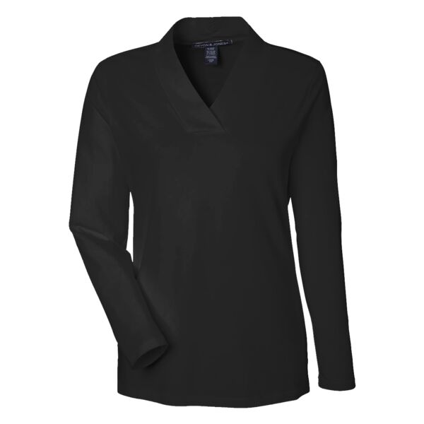 Women's Raleigh Shawl Collar Knit Top Thumbnail