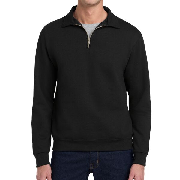 Super Sweats ® NuBlend ® 1/4 Zip Sweatshirt with Cadet Collar Thumbnail
